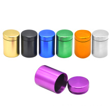 Airtight Smell Proof Durable Multi-use Metal Herb Container Aluminum Alloy Stash Jar Storage Case Custom Logo